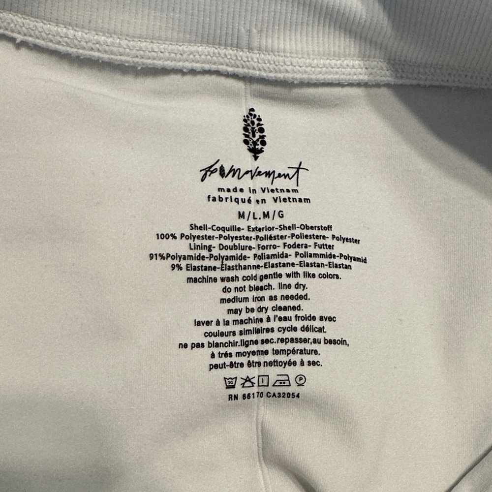 FP Movement Women's Rally Ruffle Mini Skirt, White - Picture 4 of 8